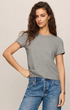 Load image into Gallery viewer, Z SUPPLY JUNIE SLUB TEE - CLASSIC HEATHER GREY
