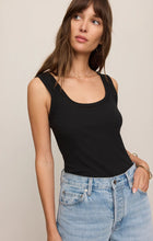 Load image into Gallery viewer, Z SUPPLY LARKIN WHIPSTITCH TANK - BLACK
