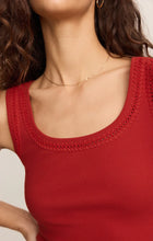 Load image into Gallery viewer, Z SUPPLY LARKIN WHIPSTITCH TANK - CHILI PEPPER
