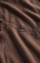 Load image into Gallery viewer, Z SUPPLY EVE LACE TRIM TANK - COCOA LATTE
