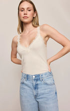 Load image into Gallery viewer, Z SUPPLY EVE LACE TRIM TANK - SANDSTONE
