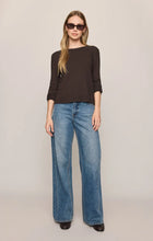 Load image into Gallery viewer, Z SUPPLY JUNIE LONG SLEEVE TEE - COCOA BEAN
