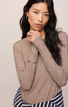 Load image into Gallery viewer, Z SUPPLY JUNIE LONG SLEEVE TEE - HEATHER ASH
