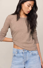 Load image into Gallery viewer, Z SUPPLY JUNIE LONG SLEEVE TEE - HEATHER ASH
