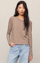 Load image into Gallery viewer, Z SUPPLY JUNIE LONG SLEEVE TEE - HEATHER ASH
