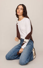 Load image into Gallery viewer, Z SUPPLY JUNIE LONG SLEEVE TEE - WHITE
