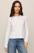 Load image into Gallery viewer, Z SUPPLY JUNIE LONG SLEEVE TEE - WHITE
