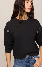Load image into Gallery viewer, Z SUPPLY AXEL GROMMET SWEATSHIRT - BLACK
