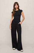 Load image into Gallery viewer, Z SUPPLY SOFT TRACE SECOND SKIN TEE - BLACK
