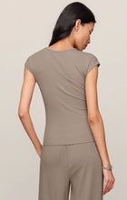 Load image into Gallery viewer, Z SUPPLY SOFT TRACE SECOND SKIN TEE - WILD MUSHROOM
