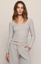 Load image into Gallery viewer, Z SUPPLY GREYSON SCOOP LONG SLEEVE TEE - SILVERLAKE
