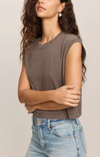 Load image into Gallery viewer, Z SUPPLY FLEX CROPPED MUSCLE TEE - PEBBLE COAST
