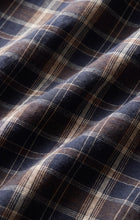 Load image into Gallery viewer, Z SUPPLY AUTUMN PLAID HENLEY BLOUSE - ECLIPSE
