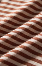 Load image into Gallery viewer, Z SUPPLY JUNIE LONG SLEEVE STRIPE SLUB TEE - DARK ROSEWOOD
