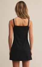 Load image into Gallery viewer, Z SUPPLY ARENA RIB MINI DRESS - BLACK

