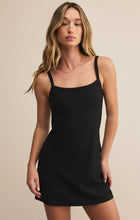 Load image into Gallery viewer, Z SUPPLY ARENA RIB MINI DRESS - BLACK
