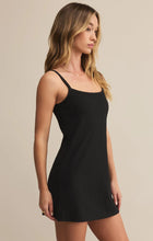 Load image into Gallery viewer, Z SUPPLY ARENA RIB MINI DRESS - BLACK

