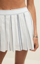 Load image into Gallery viewer, Z SUPPLY WEDGE PLEATED MINI SKIRT - WHITE

