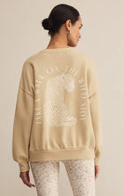 Load image into Gallery viewer, Z SUPPLY WILD SIDE SWEATSHIRT - WASHED GOLD

