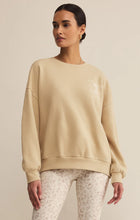 Load image into Gallery viewer, Z SUPPLY WILD SIDE SWEATSHIRT - WASHED GOLD
