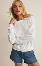 Load image into Gallery viewer, Z SUPPLY SALDANA SWEATSHIRT - WHITE
