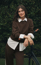 Load image into Gallery viewer, Z SUPPLY COMEBACK SWEATSHIRT - DARK CHOCOLATE
