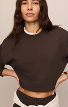 Load image into Gallery viewer, Z SUPPLY COMEBACK SWEATSHIRT - DARK CHOCOLATE
