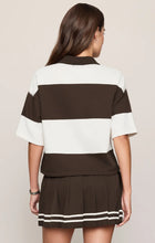 Load image into Gallery viewer, Z SUPPLY MARINER SHORT SLEEVE POLO - DARK CHOCOLATE
