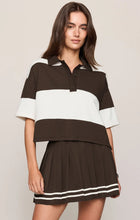 Load image into Gallery viewer, Z SUPPLY MARINER SHORT SLEEVE POLO - DARK CHOCOLATE
