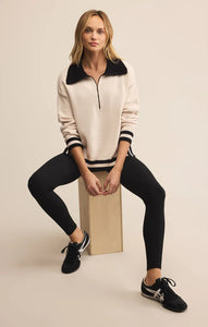 Z SUPPLY SOCIETY SWEATER - CRYSTAL