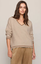 Load image into Gallery viewer, Z SUPPLY ENDURE V-NECK SWEATER - NATURAL HEATHER
