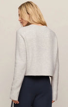 Load image into Gallery viewer, Z SUPPLY STAND IN CROPPED SWEATER - FEATHER GREY
