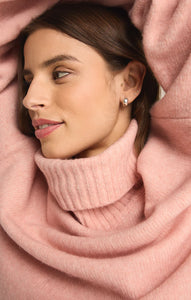 Z SUPPLY URSA TURTLENECK SWEATER - CASHMERE PINK