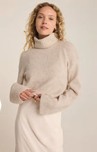 Load image into Gallery viewer, Z SUPPLY URSA TURTLENECK SWEATER - LIGHT OATMEAL HEATHER
