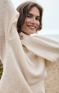 Z SUPPLY DANICA SWEATER - SEA SALT