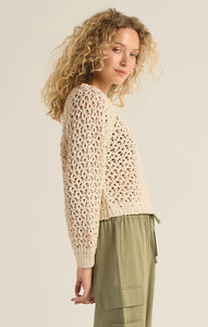 Z SUPPLY CASSIAN SWEATER - SEA SALT