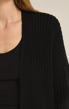 Load image into Gallery viewer, Z SUPPLY SUTTON RIB CARDIGAN - BLACK
