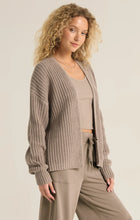 Load image into Gallery viewer, Z SUPPLY SUTTON RIB CARDIGAN - HEATHER TAUPE
