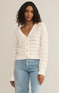 Z SUPPLY ROMANCE CARDIGAN - SEA SALT