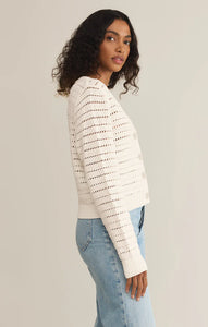 Z SUPPLY ROMANCE CARDIGAN - SEA SALT