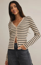 Load image into Gallery viewer, Z SUPPLY JORDANA STRIPE SWEATER - SANDSHELL
