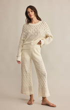 Load image into Gallery viewer, Z SUPPLY RUE CROCHET SWEATER - SEA SALT
