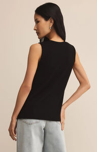 Z SUPPLY WANDERLUST SWEATER VEST - BLACK