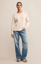 Load image into Gallery viewer, Z SUPPLY BECK TEXTURED COTTON SWEATER - CRYSTAL
