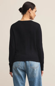 Z SUPPLY THE PERFECT LAYER SWEATER - BLACK