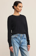 Load image into Gallery viewer, Z SUPPLY THE PERFECT LAYER SWEATER - BLACK
