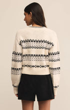 Load image into Gallery viewer, Z SUPPLY PERCI FAIR ISLE SWEATER - CRYSTAL
