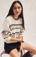 Load image into Gallery viewer, Z SUPPLY PERCI FAIR ISLE SWEATER - CRYSTAL
