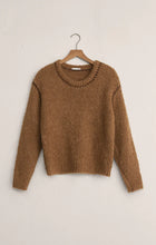 Load image into Gallery viewer, Z SUPPLY ROMNIE WHIPSTITCH SWEATER - COCONUT
