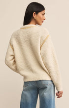 Load image into Gallery viewer, Z SUPPLY ROMNIE WHIPSTITCH SWEATER - CRYSTAL
